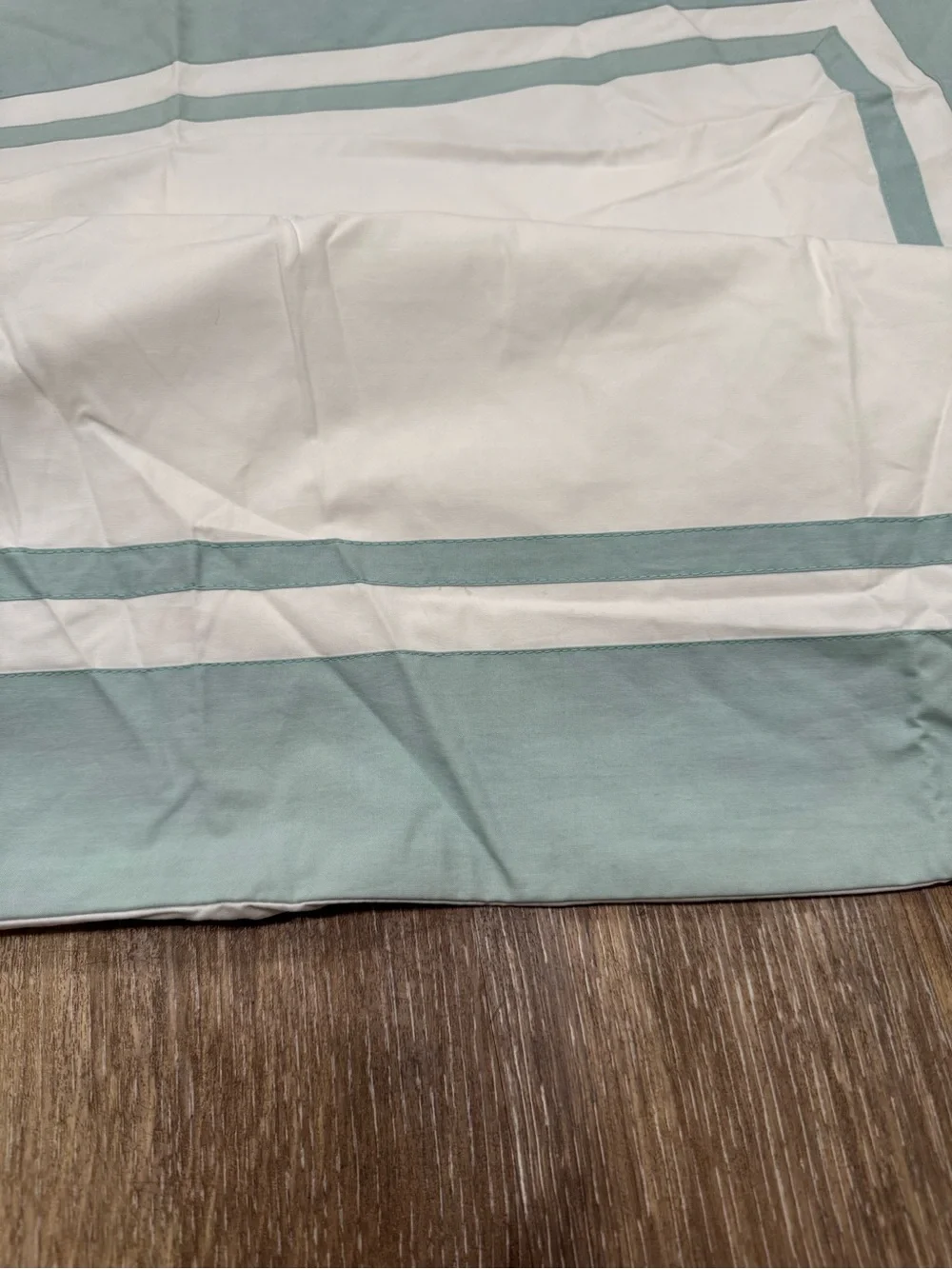 NWT, Pottery Barn- Parker Organic Percale Sham, Euro, SEA GLASS (*READ*)